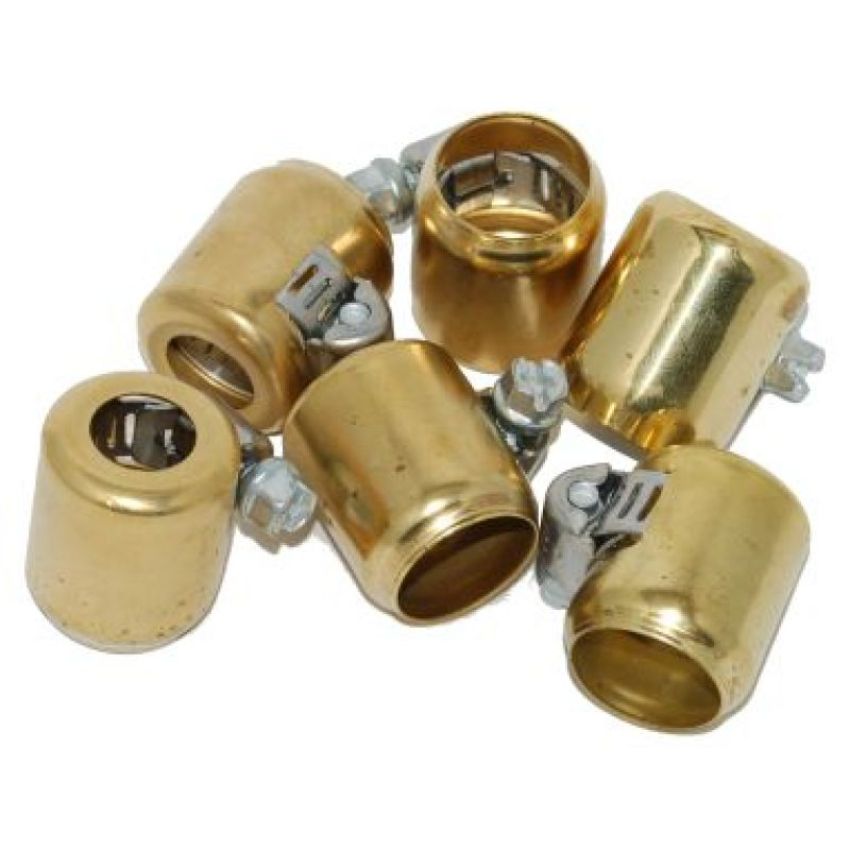 NAMZ NHC-N206 Hose Clamps 3/8in. ID Brass (6 Pack)