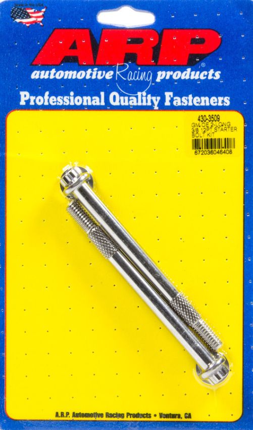 ARP ARP430-3509 S/S Starter 12pt Bolt Kit 3/8-16 x 4.660 UHL