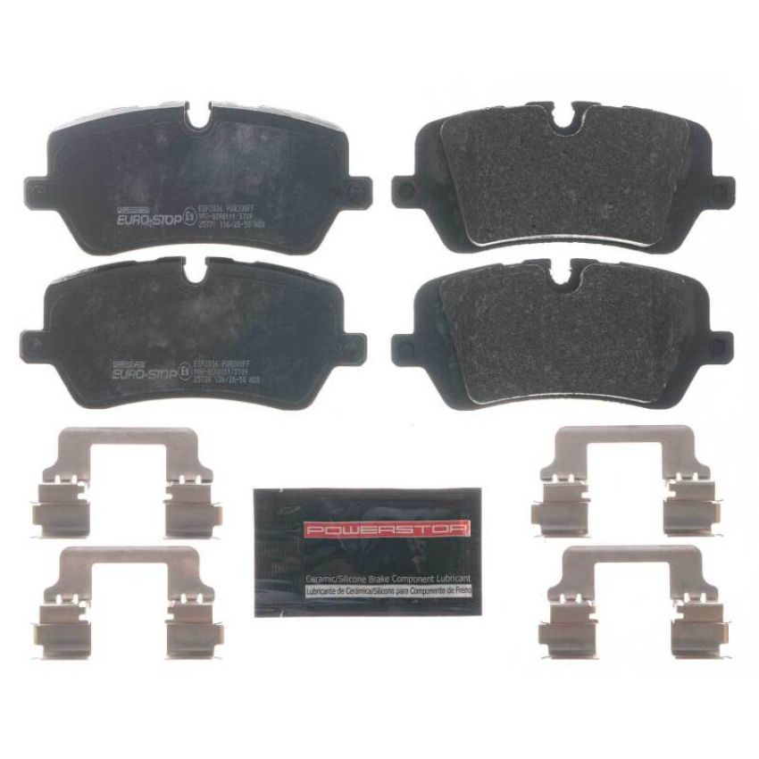 PowerStop ESP2036 EuroStop ECE-R90 Certified Brake Pad Set