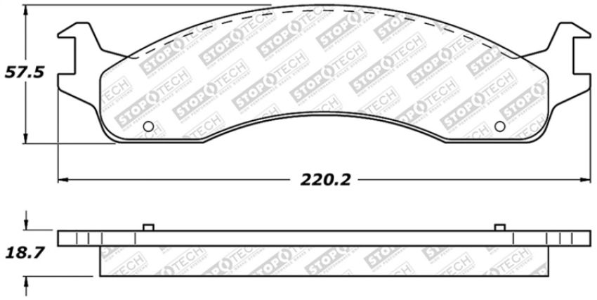 Stoptech 305.06550 Street Select Brake Pads