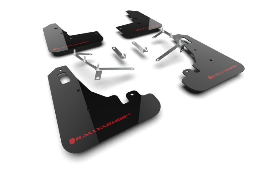 Rally Armor MF99-UR-BLK-RD Black Mud Flap/Red Logo