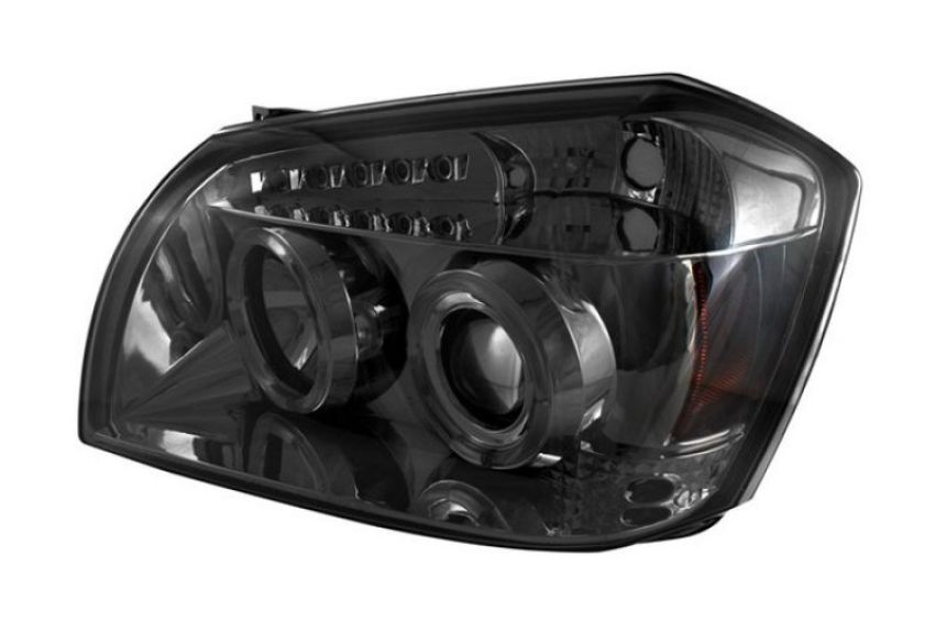 SPYDER 5009890 Projector Headlights - LED Halo - Smoke