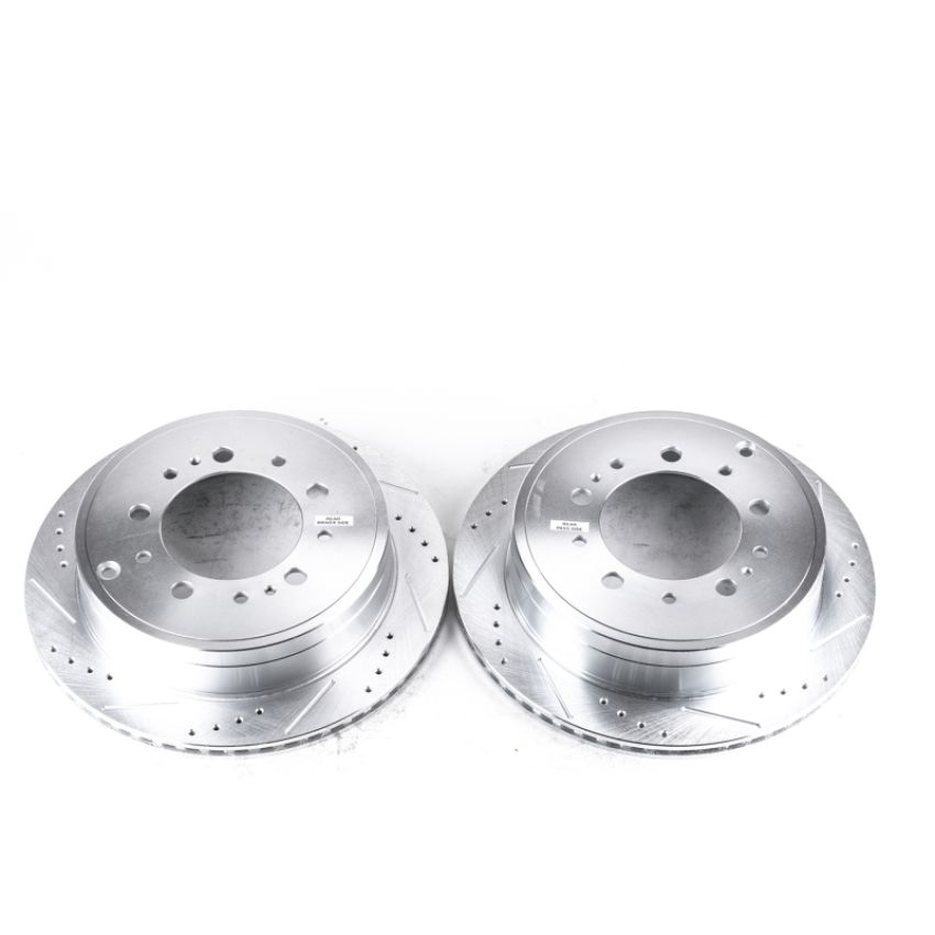 PowerStop JBR1355XPR PowerStop Evolution Performance Drilled, Slotted & Plated Brake Rotor Pair