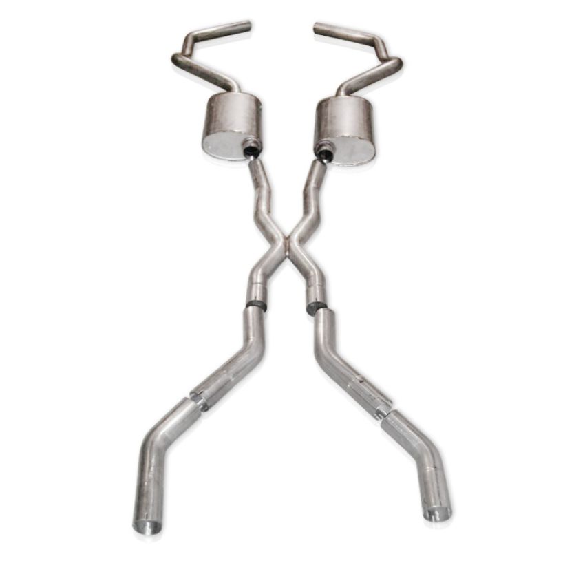 Stainless Works CA676925CS Chevy Camaro 1967-69 Exhaust 2.5in Stainless with X-Pipe