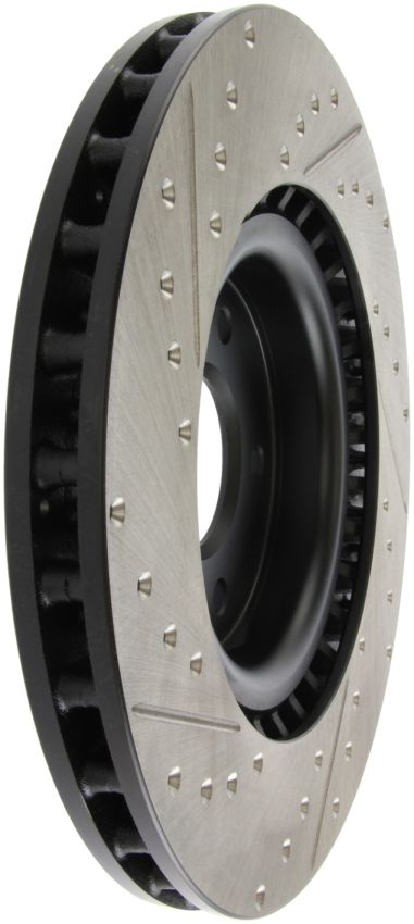Stoptech 127.42076L Slotted & Drilled Sport Brake Rotor