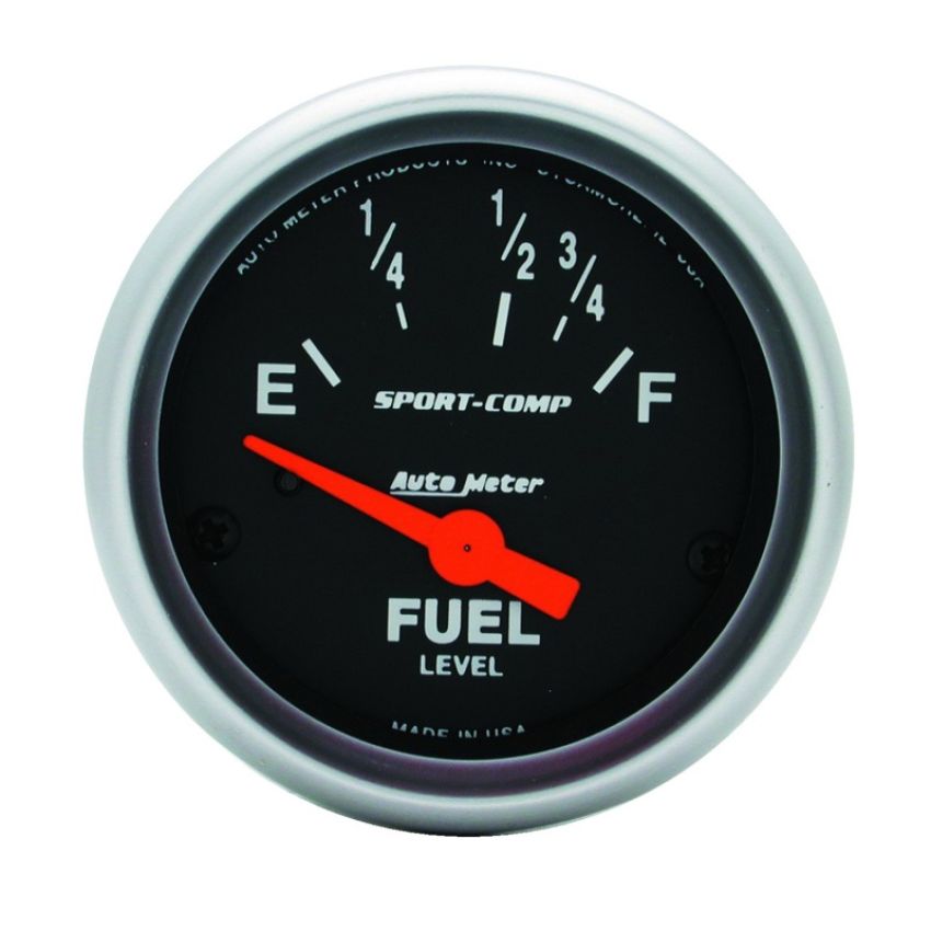 AutoMeter 3318 GAUGE, FUEL LEVEL, 2 1/16