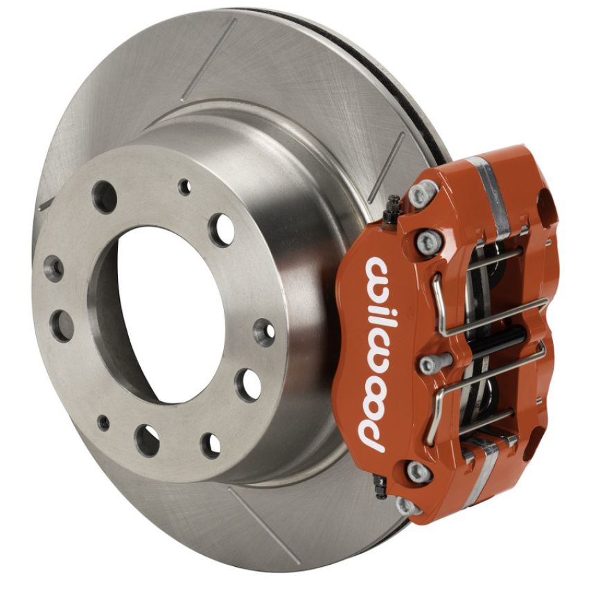 Wilwood 140-17002-R 69-83 Porsche 911 Rear Dynapro Brake Kit 3in MT Slotted - Red