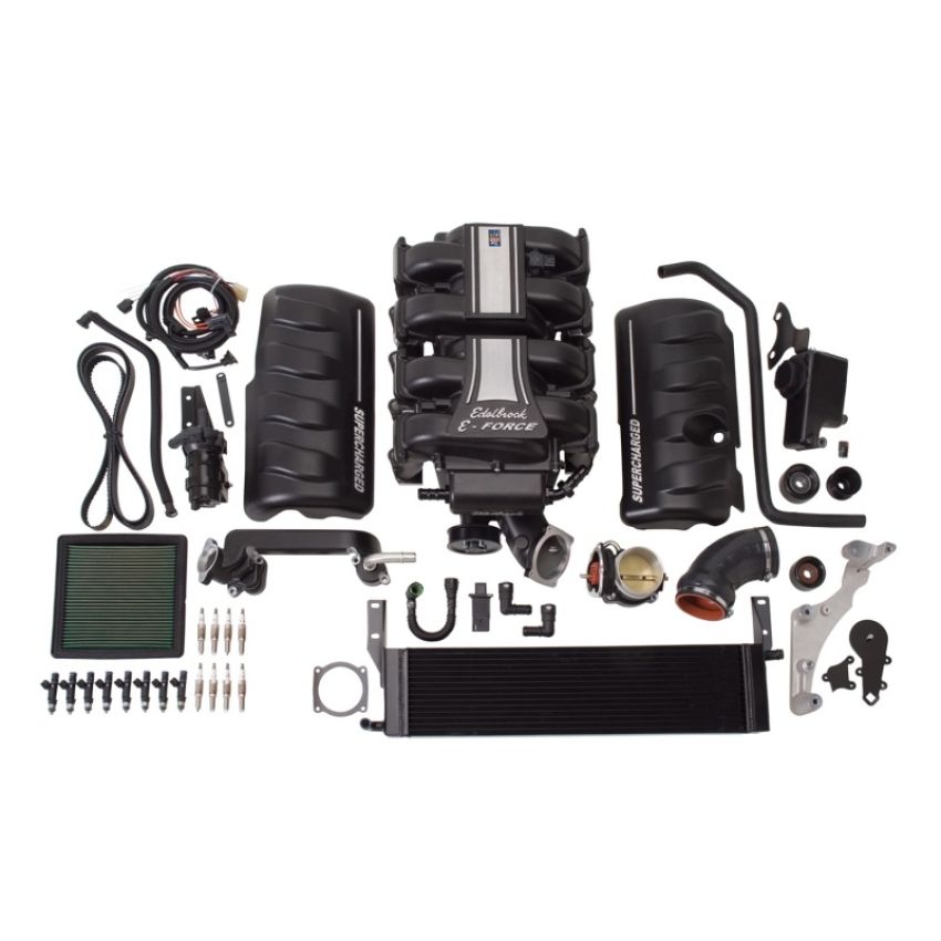 Edelbrock 15800 Supercharger Stage 1 - Street Kit 2005-2009 Ford Mustang 4 6L 3V w/ o Tuner