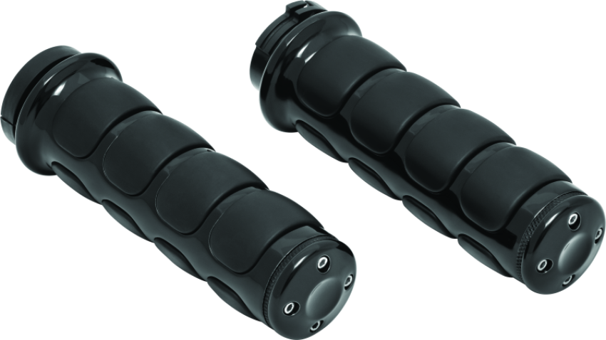 Kuryakyn 6320 ISO Grips Dual Cable Black