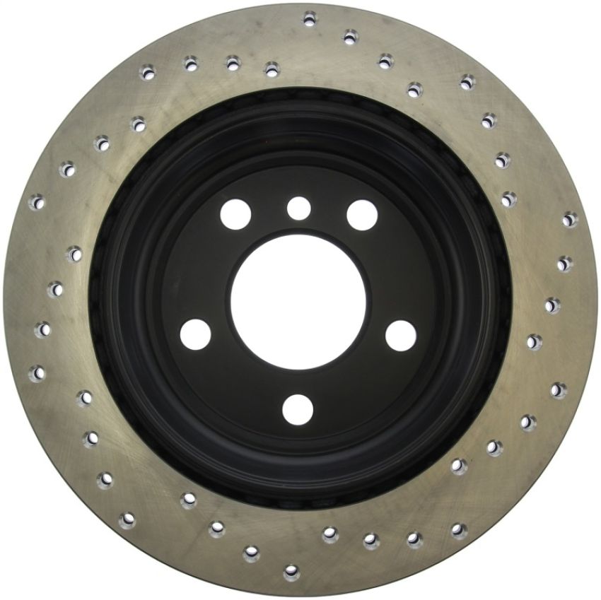 Stoptech 128.34150R Sport Cross Drilled Brake Rotor - Front Left