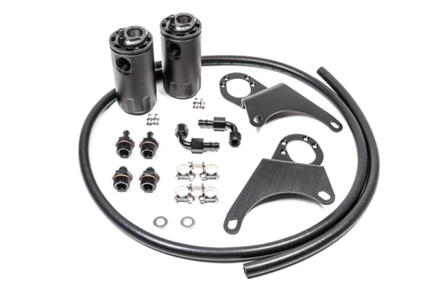 Radium Engineering 20-0118-FL DUAL, CATCH CAN KIT, EVO 8-9, FLUID LOCK