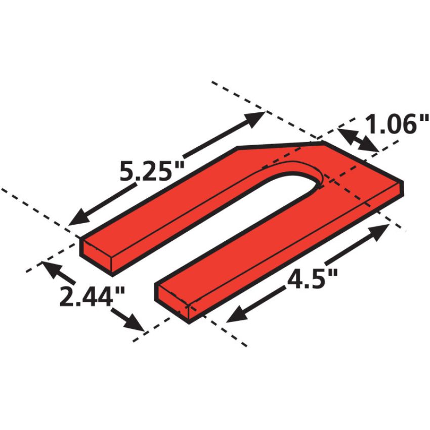 SPECIALTY PRODUCTS COMPANY 36092 PREVOST H & L SHIMS 1/8