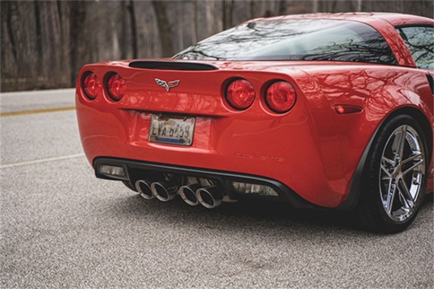 CORSA Performance 21077 Corsa 06-13 Chevy Corvette C6 Z06 7.0L / 09-13 ZR1 6.2L Polished AxleBack Exhaust w/4.5in Twin Tips