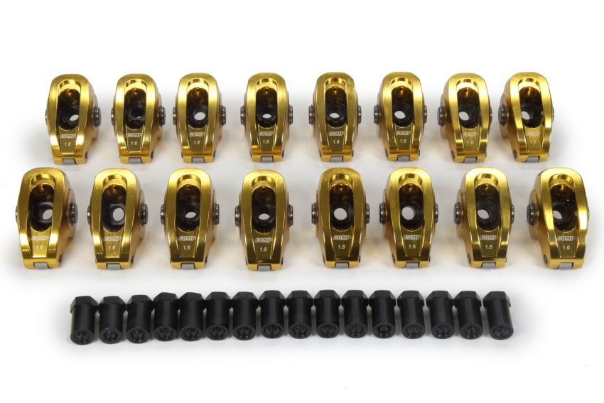 COMP CAMS COM19043-16 SBF Ultra Gold R/A's - 1.6 Ratio 3/8 Stud