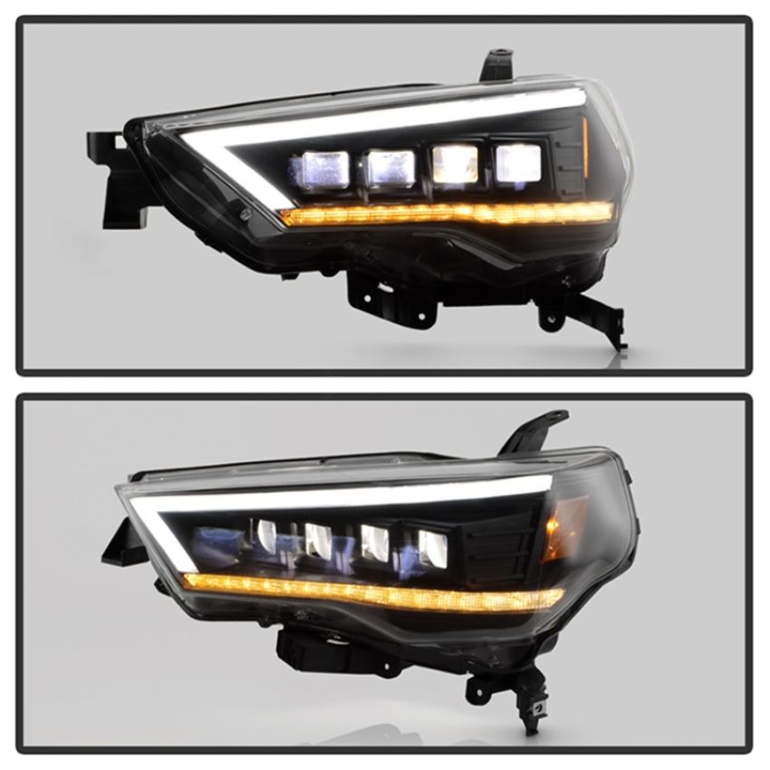 SPYDER 5088697 High-Power LED Module (High Beam And Low Beam) Equipped Headlights - Black