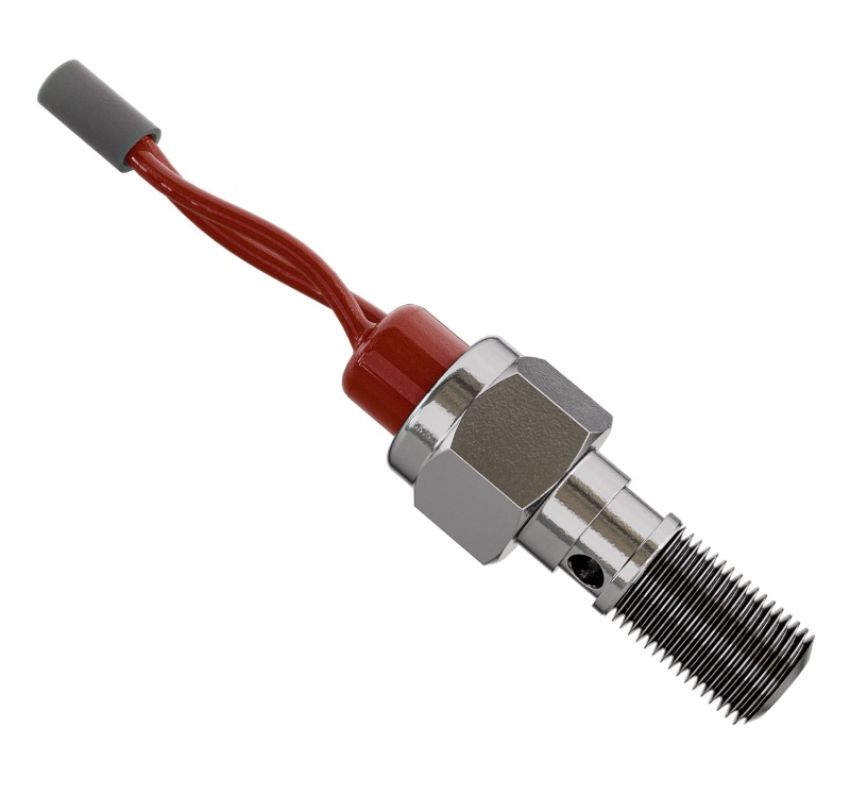 Goodridge PBL775-03SC Single Brake Light Switch Bolt 3/8x24 (18mm Under Hex)