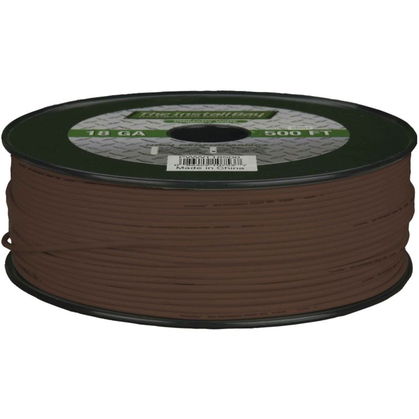 Metra PWBR18500 18-Gauge Primary Wire (Brown)