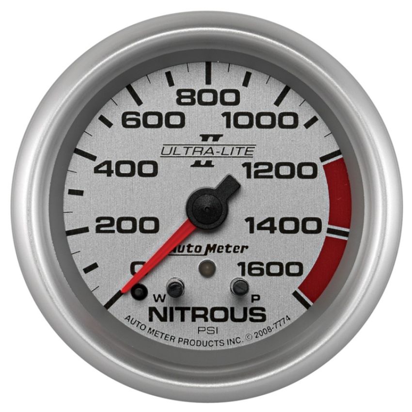 AutoMeter 7774 GAUGE, NITROUS PRESS, 2 5/8