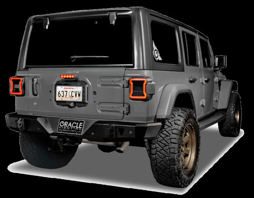 Oracle Lighting 5854-504 ORACLE Lighting Jeep Wrangler JL Smoked Lens LED Third Brake Light