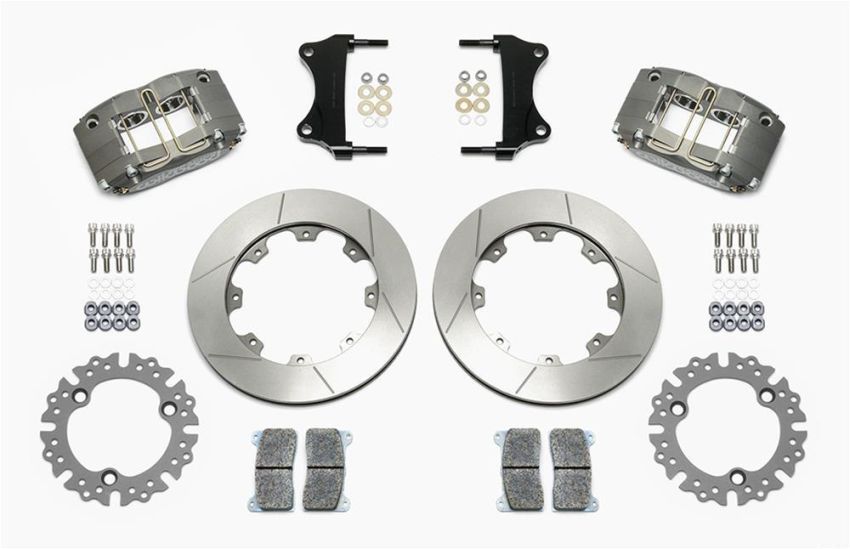 Wilwood 140-14495 Dynapro Radial Front Sprint Brake Kit 11.75in - Type III Ano Caliper - GT Slotted