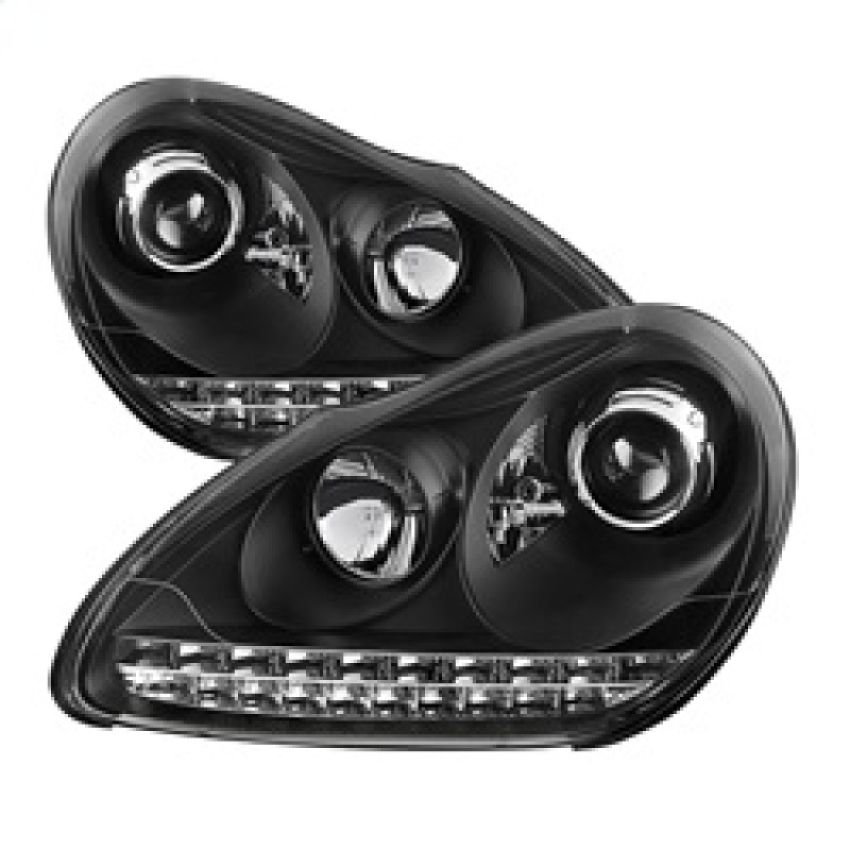 SPYDER 5080967 Projector Headlights - DRL LED - Black