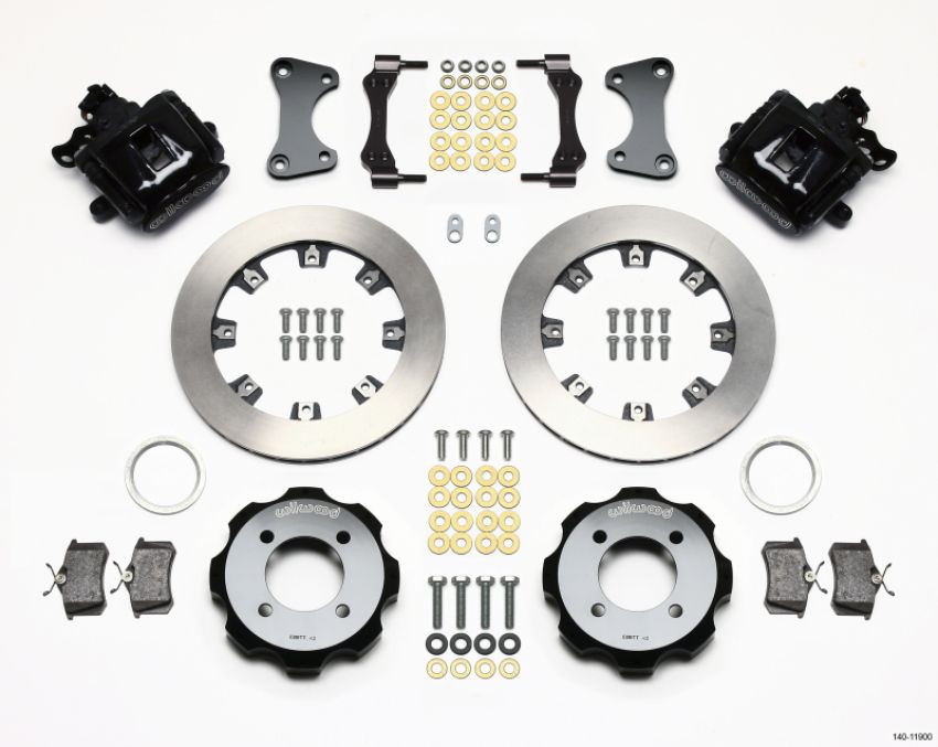 Wilwood 140-11900 Combination Parking Brake Rear Kit 11.75in 2011 Fiesta Rear