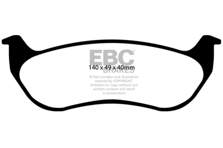 EBC Brakes ED91673 Truck/SUV Extra Duty Brake Pads