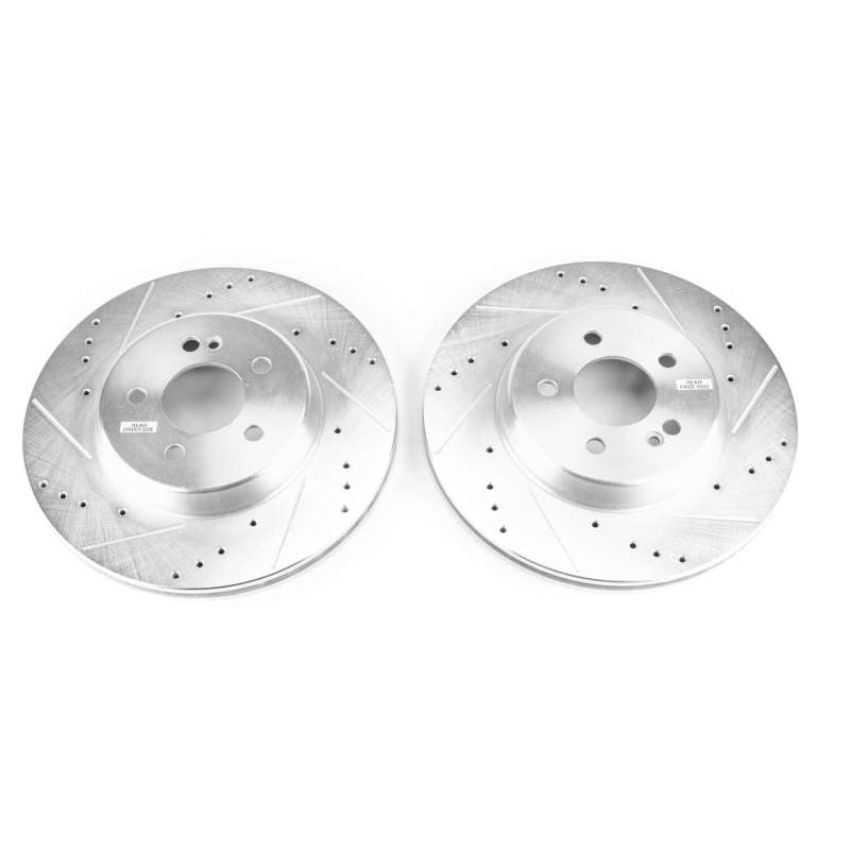 PowerStop EBR1650XPR PowerStop Evolution Performance Drilled, Slotted & Plated Brake Rotor Pair