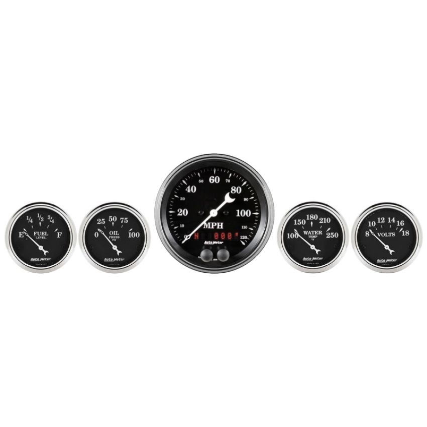 AutoMeter 1750 GAUGE KIT, 5 PC., 3 3/8