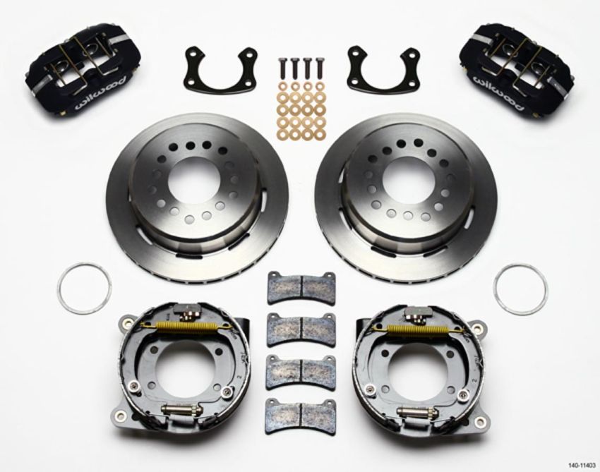 Wilwood 140-11403 Dynapro Low-Profile 11.00in P-Brake Kit Small Ford 2.50in Offset
