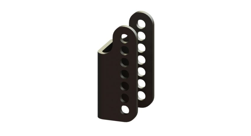 QA1 9037-1081 78-88 GM G-Body Weld-on Lower Rck Bracket