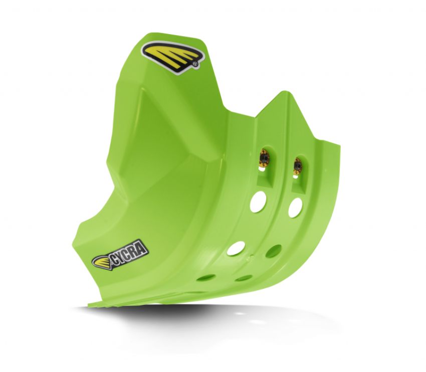 Cycra 1CYC-6227-72 16-18 Kawasaki KX450F Full Armor Skid Plate - Green