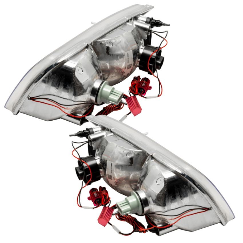 Oracle Lighting 7724-330 SMD Pre-Assembled Headlights, Chrome Bezel, Halogen, ColorSHIFT