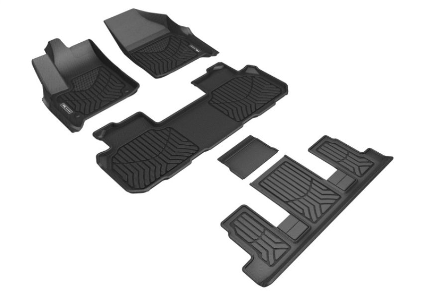 3D MAXpider A5CH08601809 18-23 Chevrolet Traverse 7-Seat Maxtrac Black R1 R2 R3