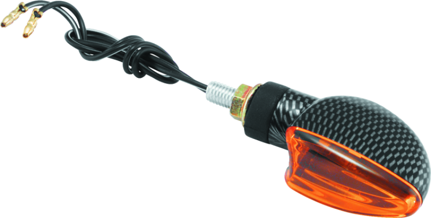 BikeMaster 266009 Ministalk Marker Light V-Shape Carbon/Amber