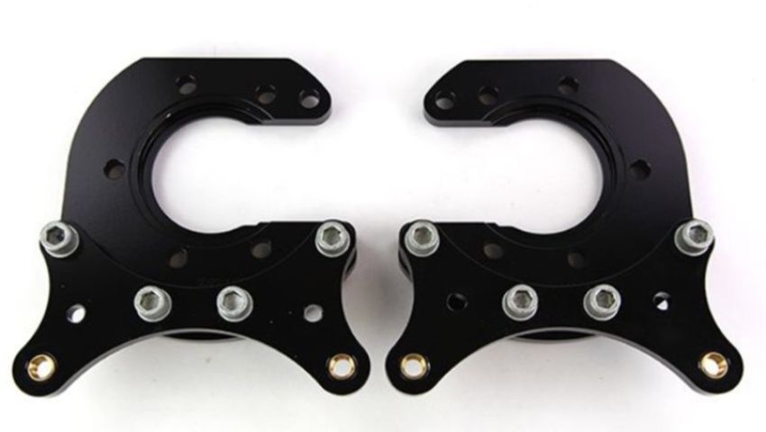 Wilwood 249-5620/21 Brackets (2) - Pro Street - Mopar/Dana - Green Snap Ring 2.36in Offset