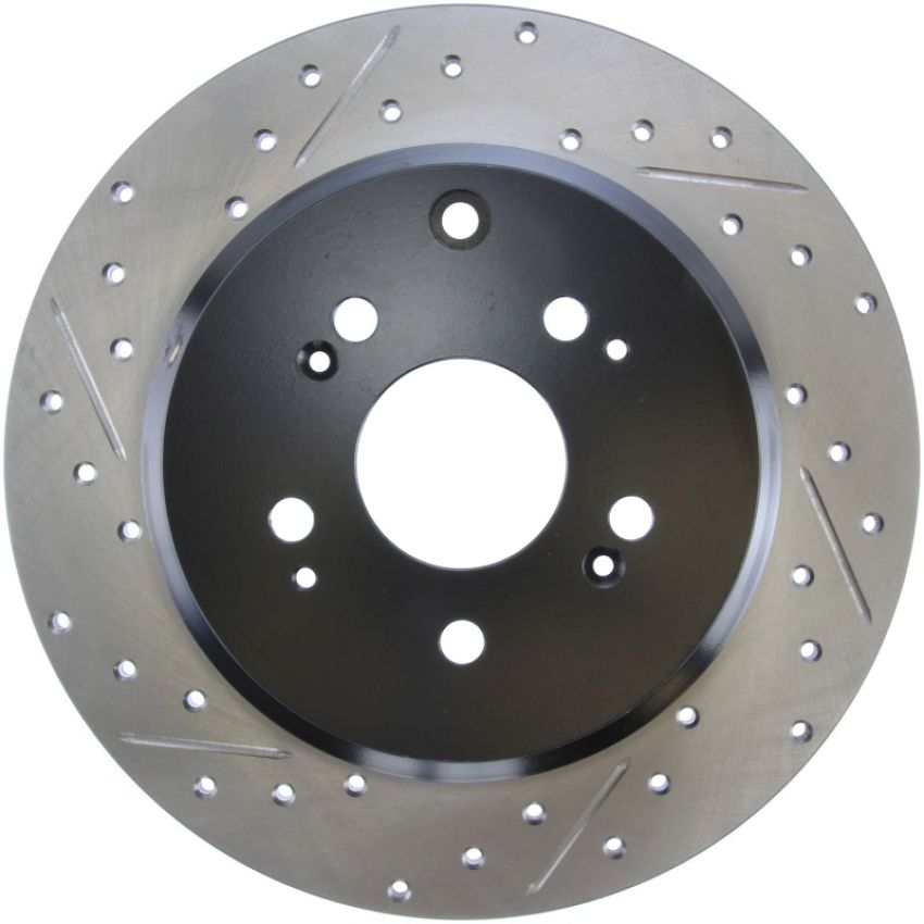 Stoptech 127.40072R Slotted & Drilled Sport Brake Rotor