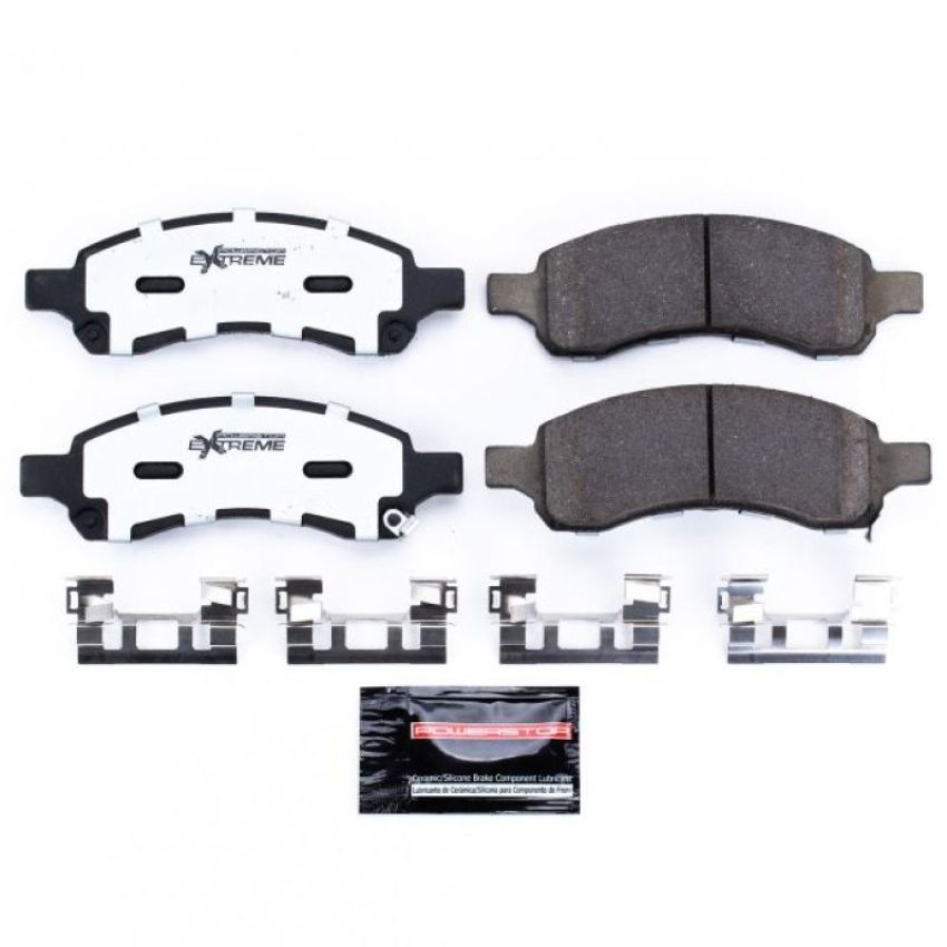 PowerStop Z36-1169A PowerStop - Z36 Truck and SUV Carbon-Fiber Ceramic Brake Pads with Hardware Kit