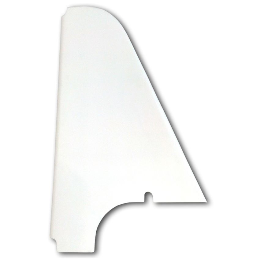 TRIPLE X RACE COMPONENTS TXRSC-BW-1905 LH Arm Guard Sprint Car White Non-Safety Cage