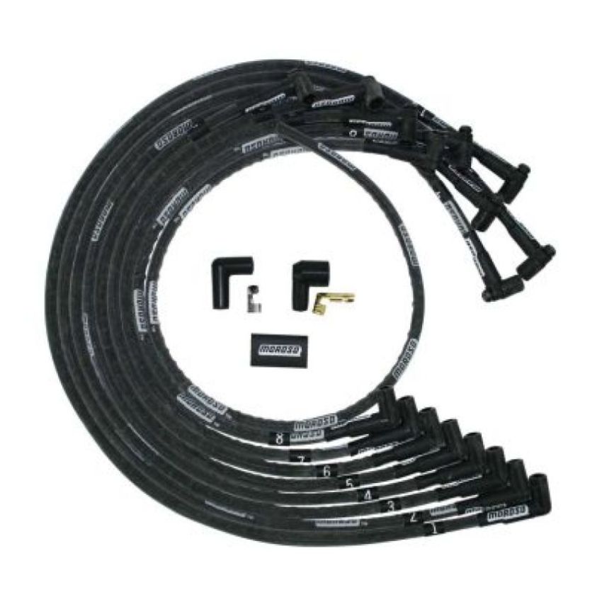 MOROSO MOR9767M Mag-Tune Plug Wire Set SBC 90 Degree HEI