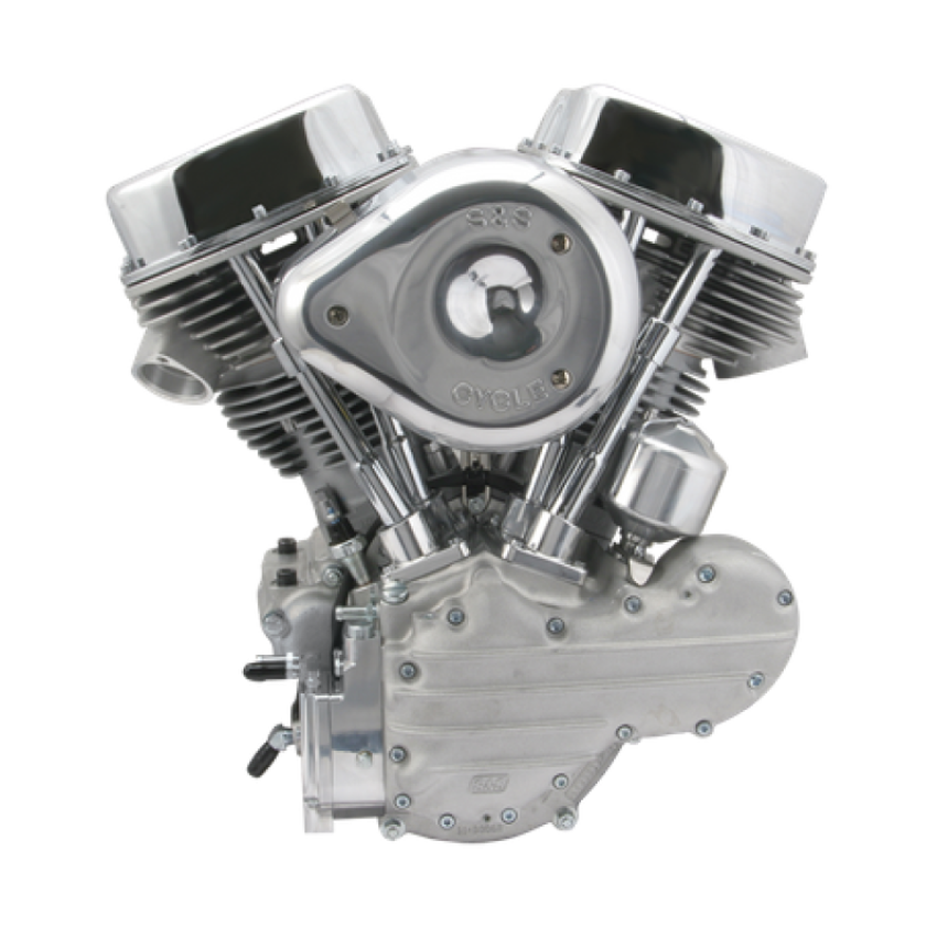 S&S Cycle 106-0821 70-99 Chassis P93 Complete Assembled Engine - Alternator/Generator