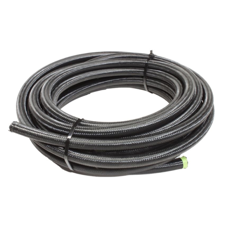 Snow Performance SNF-60830B 8AN Braided Stainless PTFE Hose - 30Ft Black