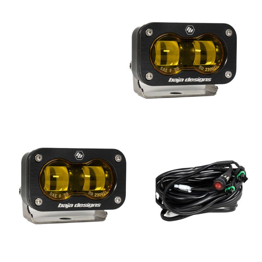 Baja Designs 237811 S2 SAE LED Auxiliary Light Pod Pair