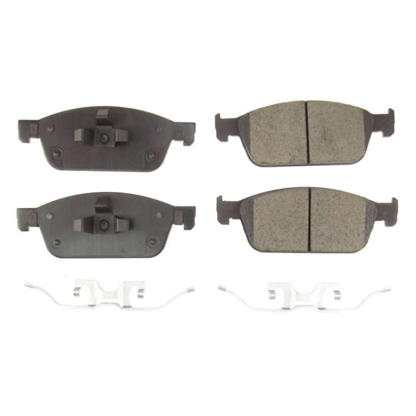 PowerStop 17-1978 PowerStop - Z17 Low-Dust Ceramic Brake Pads with Hardware