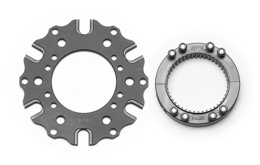 Wilwood 270-12635 Hub Kit-Splined Sprint Axle Clamp-Dynamic 6 x 5.50 BC w/ T-Nuts (GEN II)