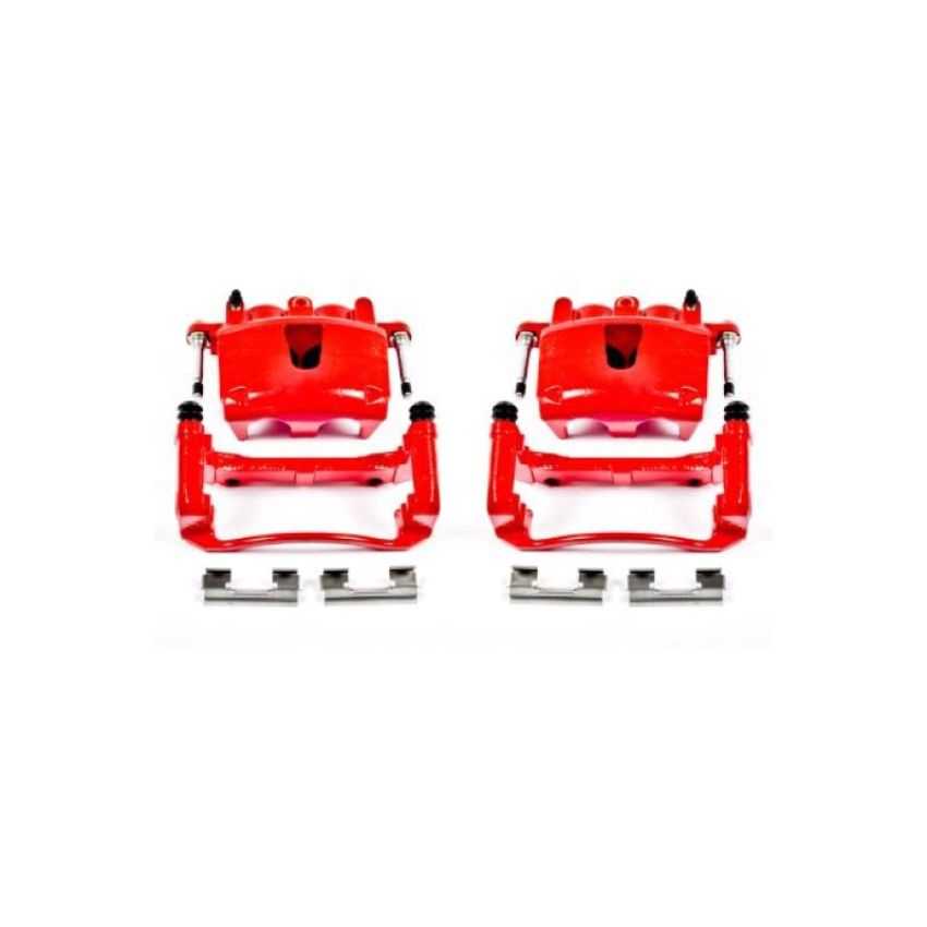 PowerStop S4990 Red Powder Coated Calipers