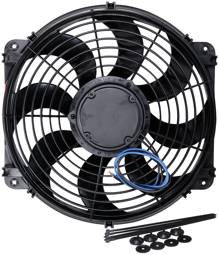 ALLSTAR PERFORMANCE ALL30074 Electric Fan 14in Curved Blade