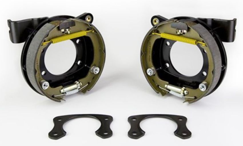Wilwood 249-7574/75 Brackets (2) - Disc/Drum 12 Bolt Chevy Spcl 2.81in Offset 1pc vented
