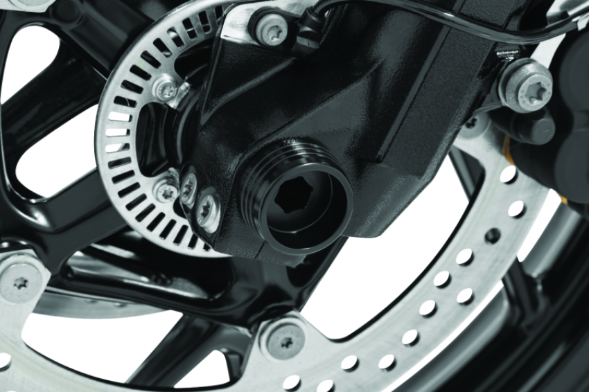 Kuryakyn 3813 Lodestar Front Axle Slider Black