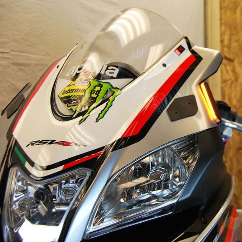New Rage Cycles RSV4-FB-BO 09-20 Aprilia RSV4 Front Turn Signals